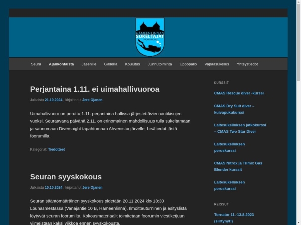 hameenlinnansukeltajat.fi