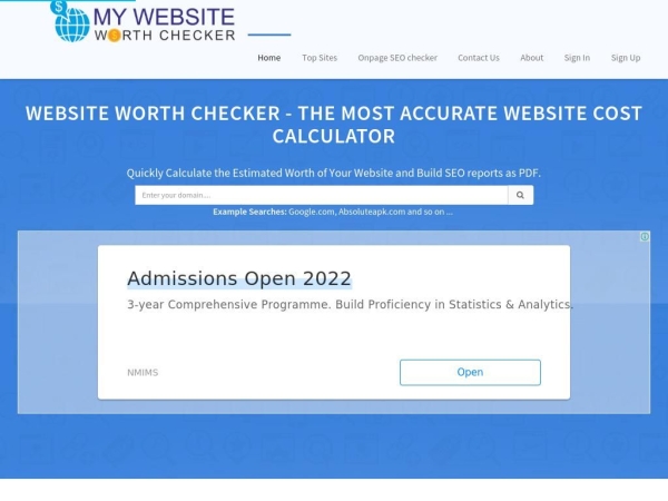 mywebsiteworthchecker.com