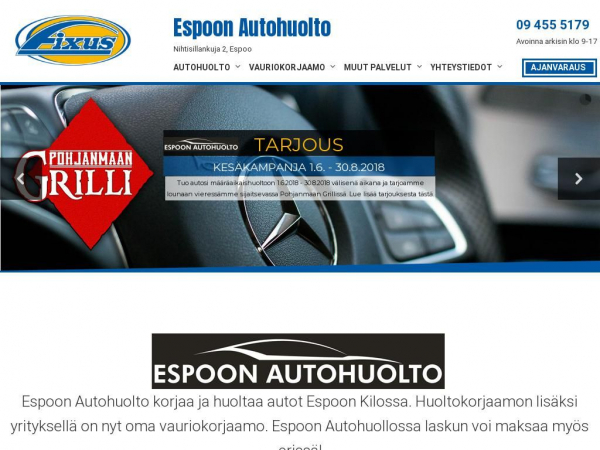 espoonautohuolto.fi